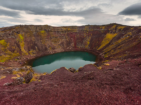 Kerid crater on the Golden Circle