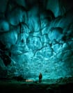 Sapphire ice cave at its best