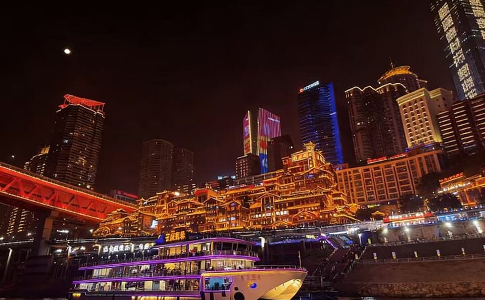 Chongqing Yangtze River Night Cruise and City Lights Tour