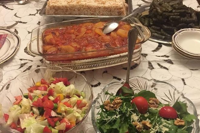 Egyptian Meal at a Local Egyptian House