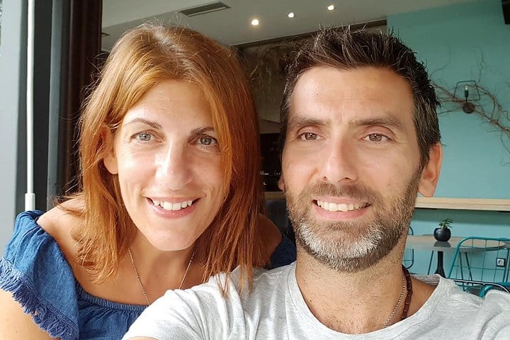 Your tour guides , Rachel and Maik