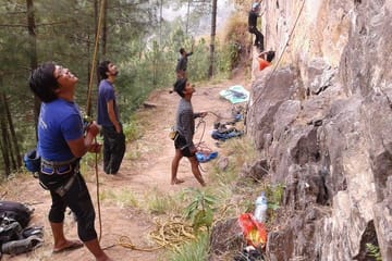 Rock Climbing Adventure in Nagarjun, Nepal
