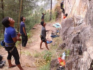 Rock Climbing Adventure in Nagarjun, Nepal