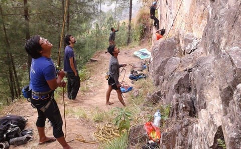 Rock Climbing Adventure in Nagarjun, Nepal