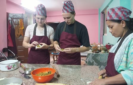 Nepali Cooking Class with Local Family in Kathmandu