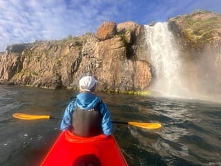 Akureyri Tandem Kayak Tour and Geothermal Waterfall, photo 8
