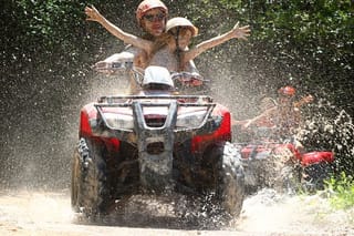 Outdoor Combo Tour: ATV with Waverunner or Speedboat from Cancun and RivieraMaya