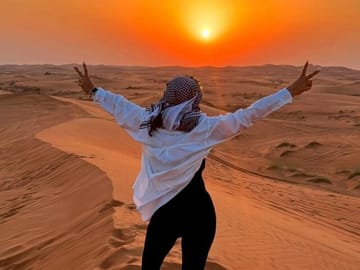 Red Dunes Desert Safari with Camel Riding and BBQ in Dubai
