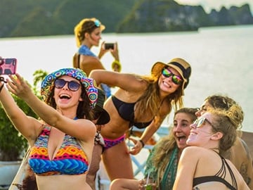 Oasis Bay Party Cruise- Best Halong Bay Cruises for Young Traveler with Live Dj
