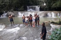 Visitors on YS Falls