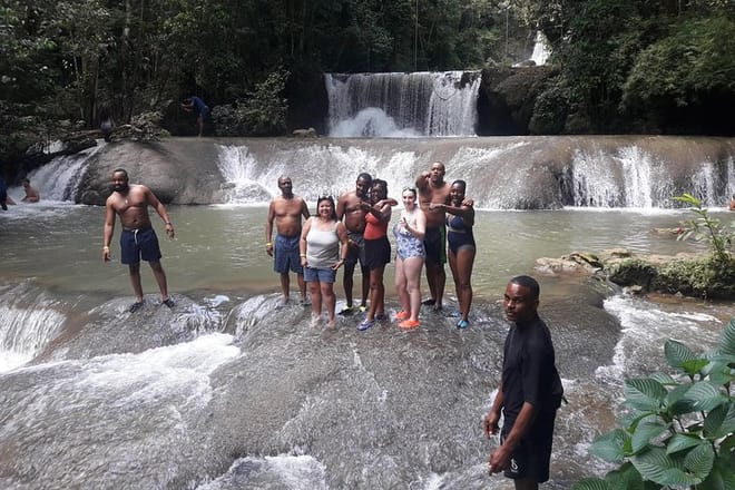 Visitors on YS Falls