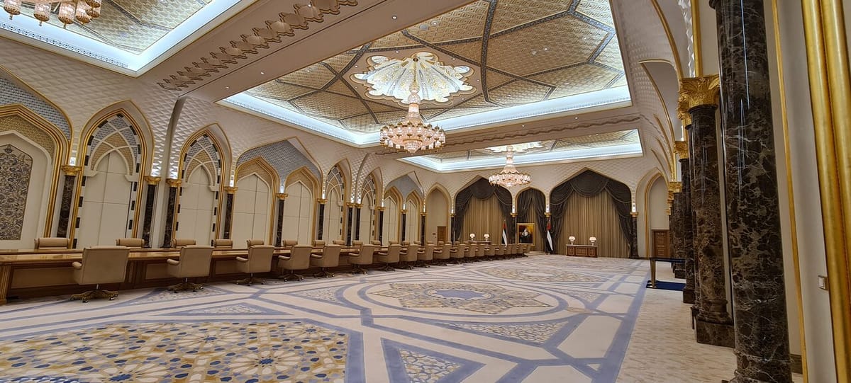 Abu Dhabi : Qasr Al Watan, A Royal Journey into Emirati Splendor