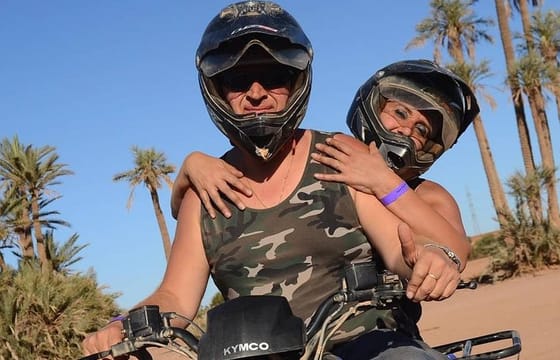 Quad bike tour in the palm groves of Marrakech