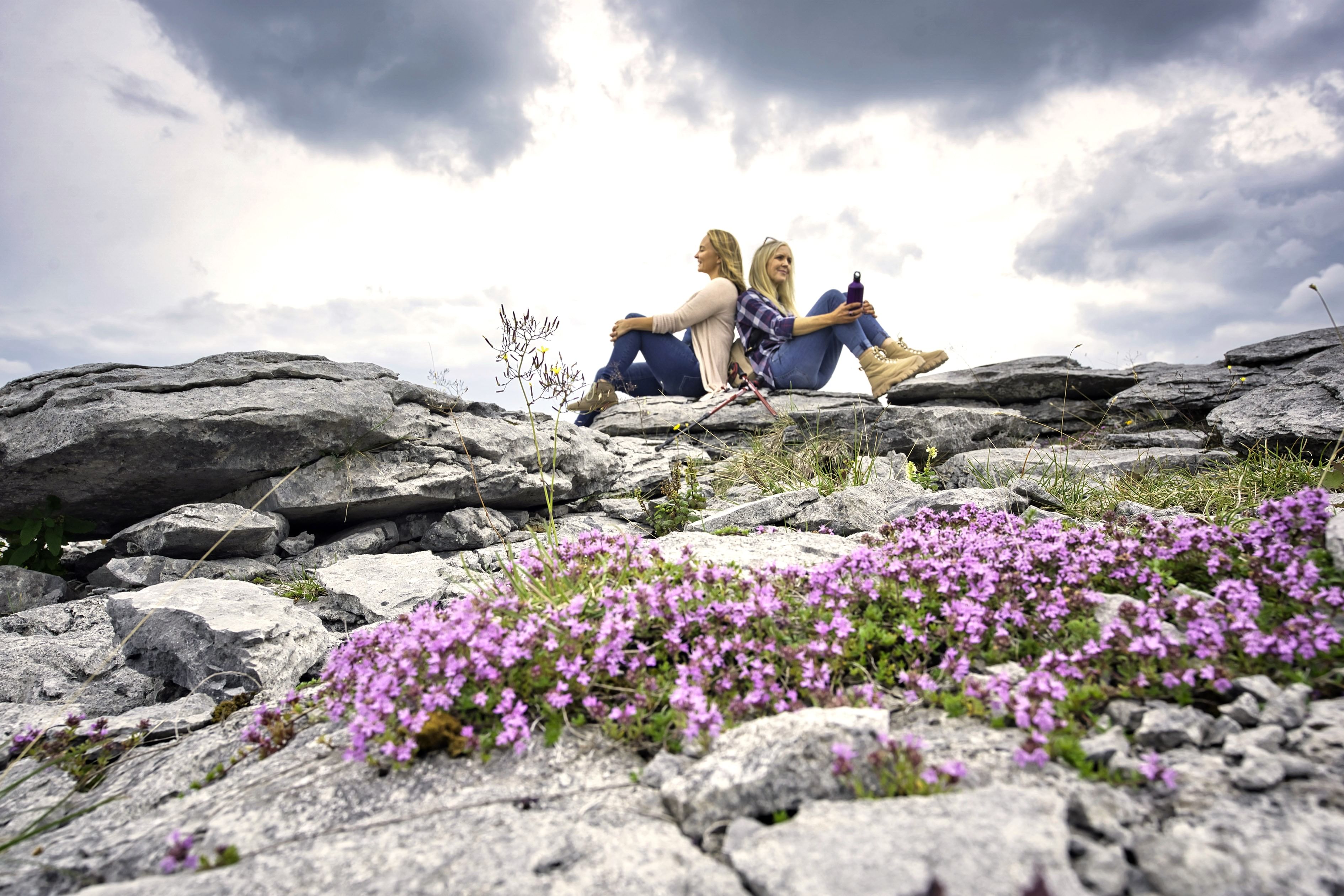Walk Mullaghmore hill in the Burren, Clare. Private guided. 2 hours