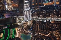 view from burj khalifa