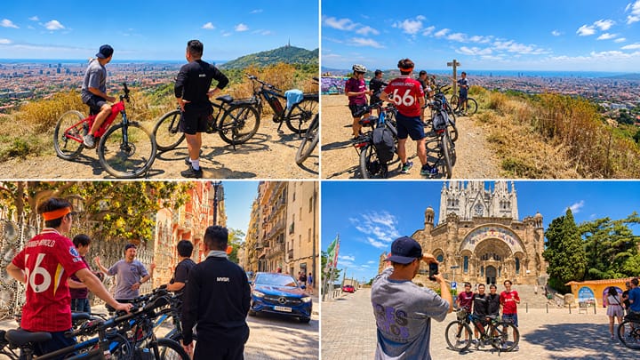 On the Tibidabo e-bike tour, photo 2