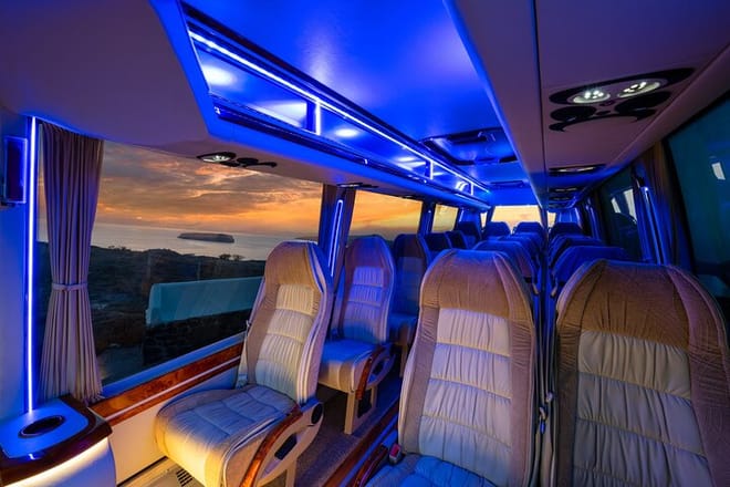 Small-Group Transportation Service from / to Airport in Santorini photo 3