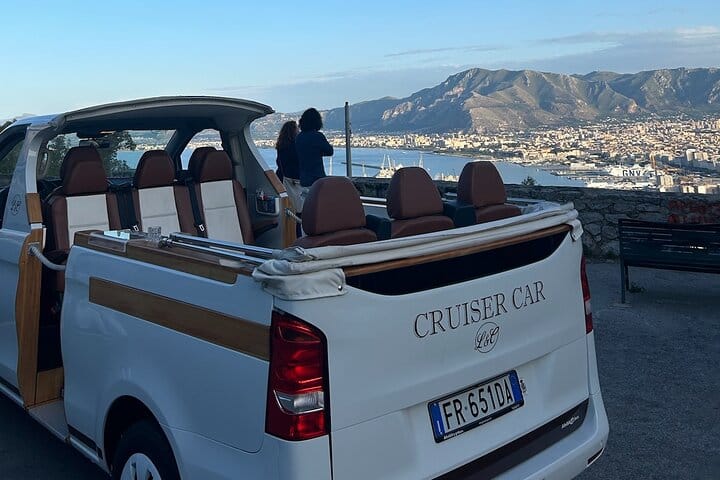 Palermo: Panoramic Mount Pellegrino in CruiserCar