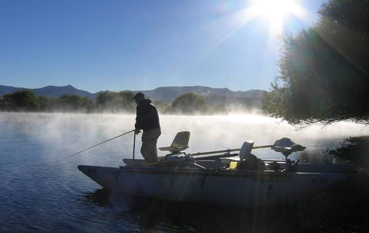 Flyfishing Or Spinning In The Limay River from Bariloche