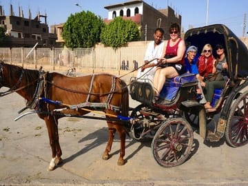 Horse Carriage Ride Tour Along Luxor's Scenic Nile Corniche