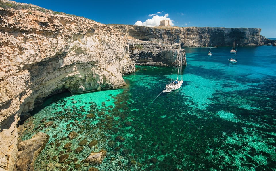Coastal Ferry Cruise from Sliema to Comino's Blue Lagoon