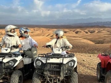 Desert Adventure delight : Quad Biking, Camel Ride, Dinner Extravaganza in Agafay