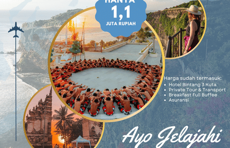 Cultural and Nature Tour in Kuta, Bali for 3 Days