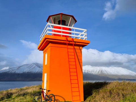 Hrísey island private E-mtb tour