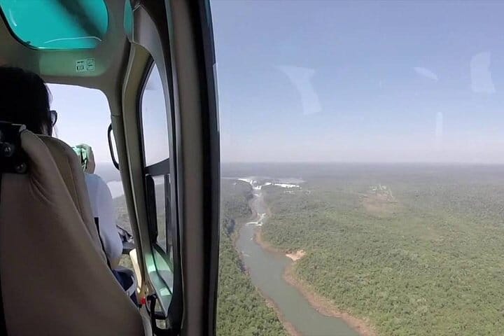 Helicopter Flight over Iguazu Falls