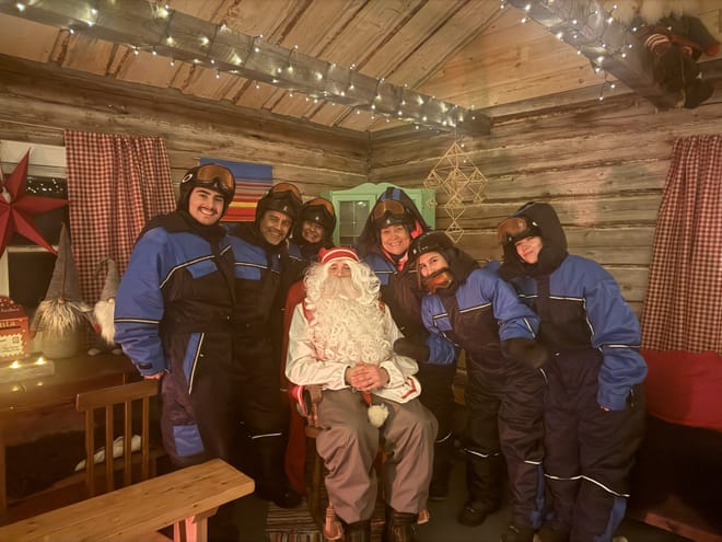 Private Electric Reindeer safari to Santa’s Hidden Cabin