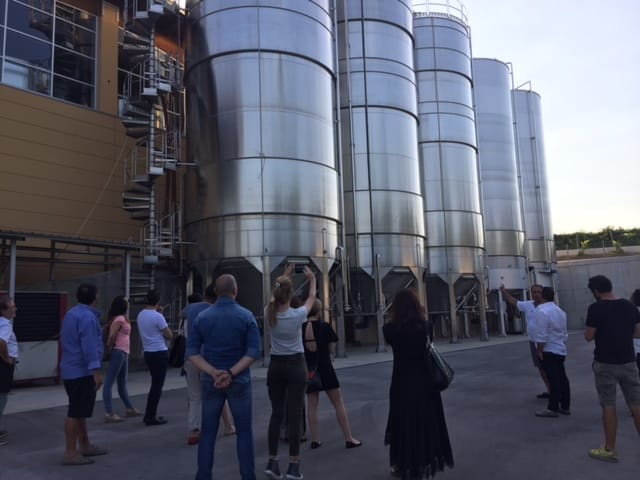 Guests at Pian di Mare winery