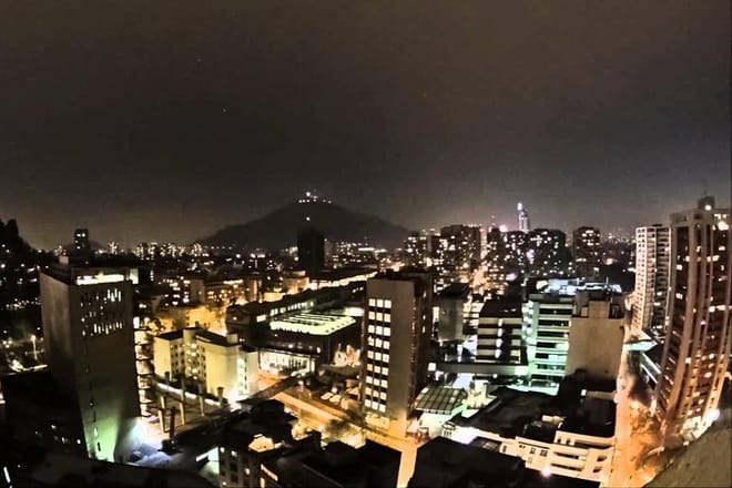 Private Tour: Santiago at Night with Dinner and Show