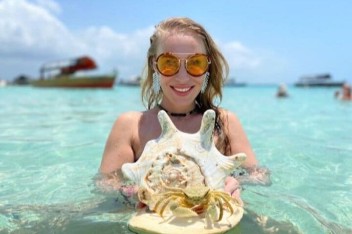 Zanzibar Salaam Cave Swimming and Feeding Sea Turtle in Kizimkazi