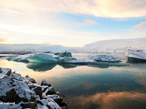 Icebergs in the Glacier lagoon