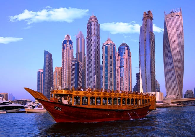 Luxury Dubai Marina Dhow Cruise