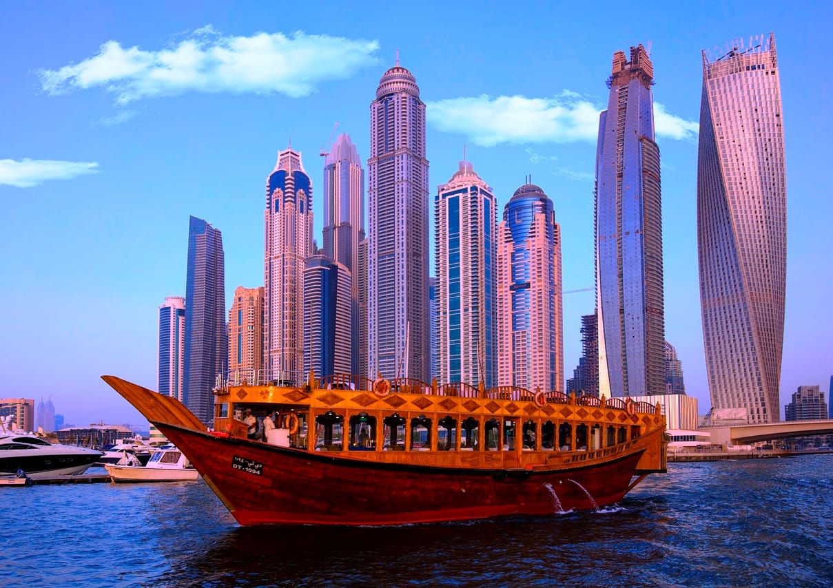 Luxury Dubai Marina Dhow Cruise