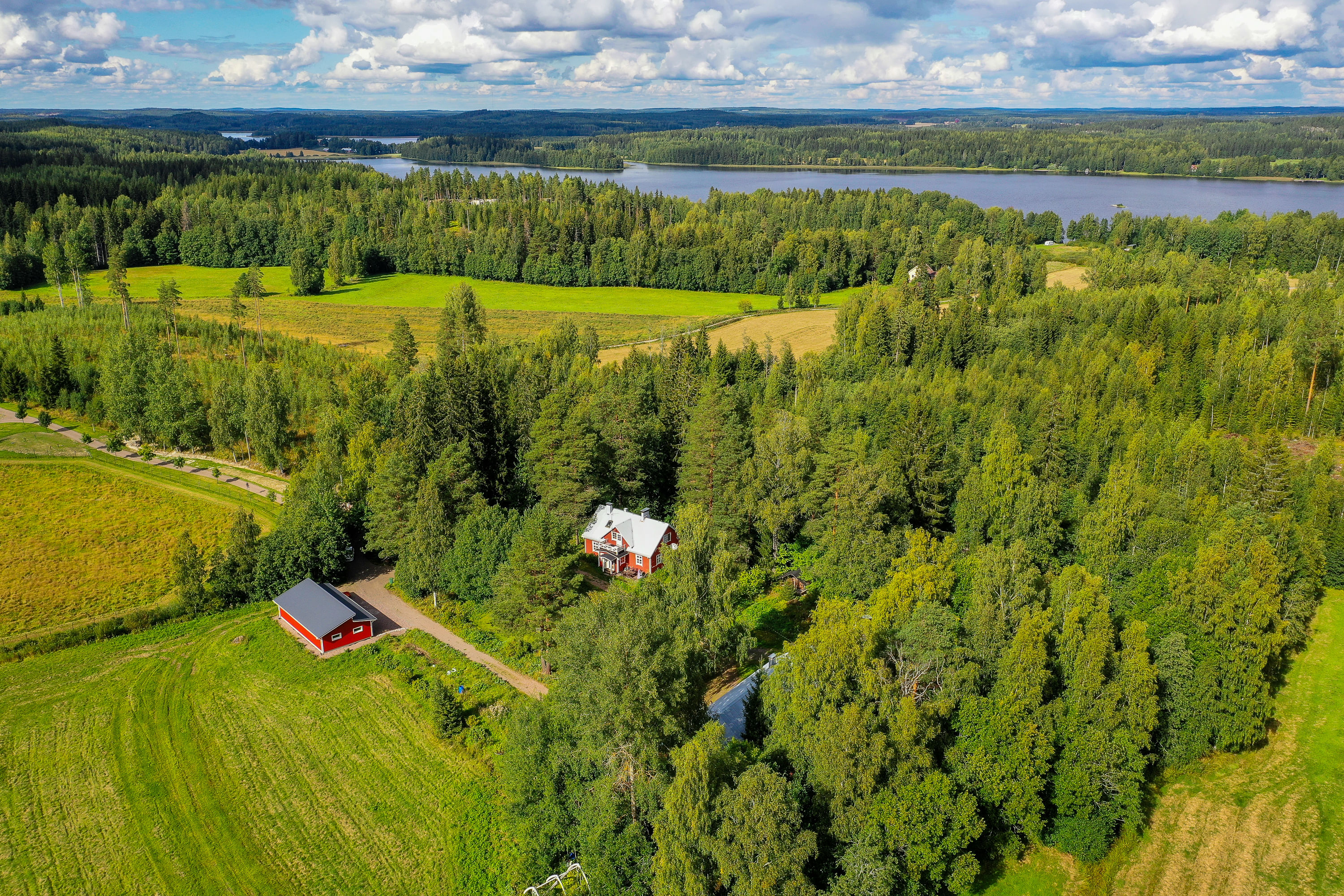 Erkkilä country house in the middle of southern Finnish coutryside