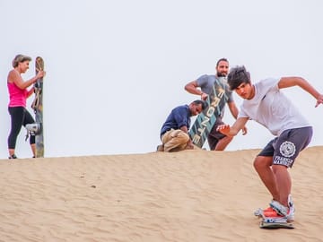 Sand boarding