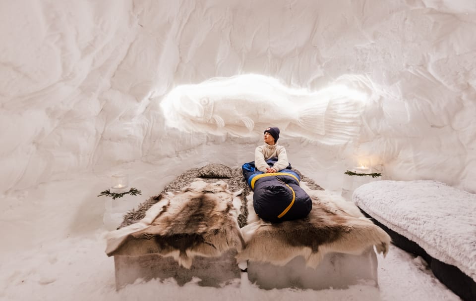 Overnight Stay in a Snow Igloo in Kemijärvi, Finland