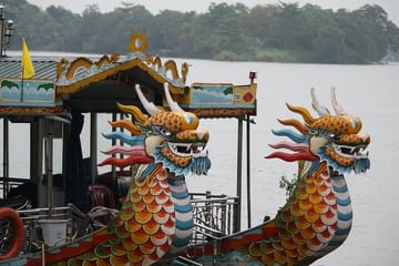 Romantic Dragon Boat Dinner Cruise on the Huong River, Hue