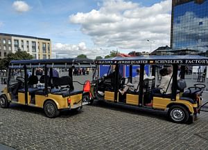 Krakow: Kazimierz Quarter and former Jewish Ghetto Sightseeing by Electric Golf Cart