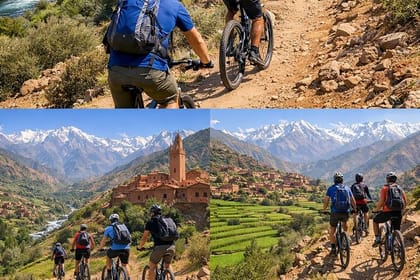 Marrakech: Biking Adventures & Atlas Mountains Day Trip