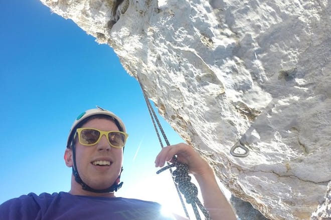 Rock climbing in Split with Given2Fly Adventures