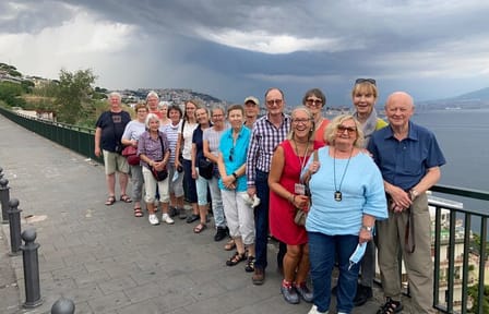 Trip from Naples stop Pompei drop off to the coast