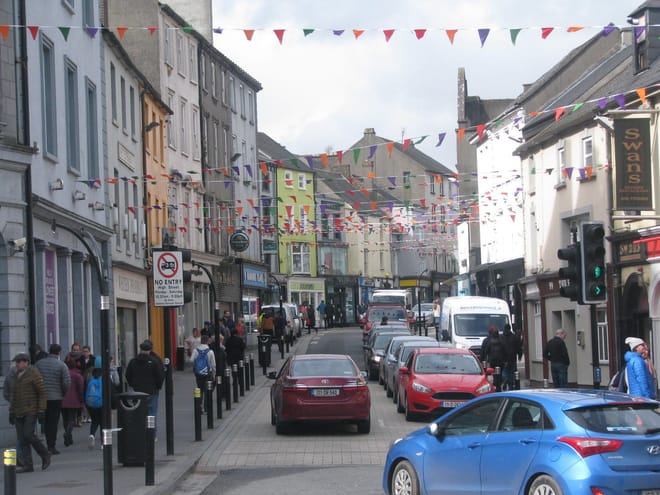 <p>Street in Kilkenny.</p>