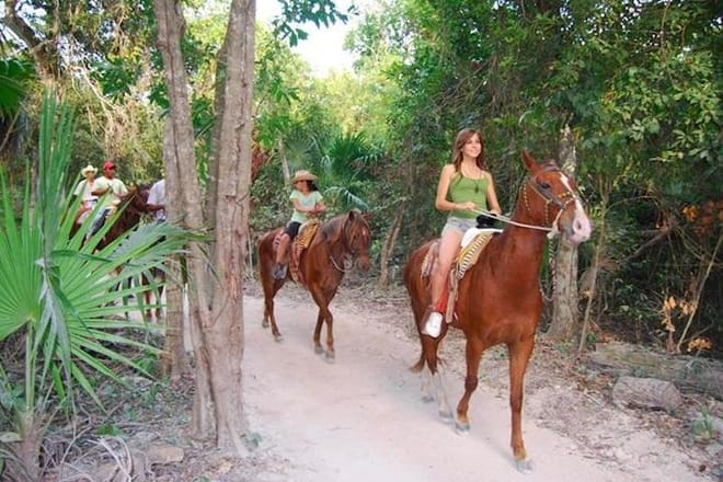 Ziplining and Horseback Riding Experience from Cancun and Playa del Carmen 5
