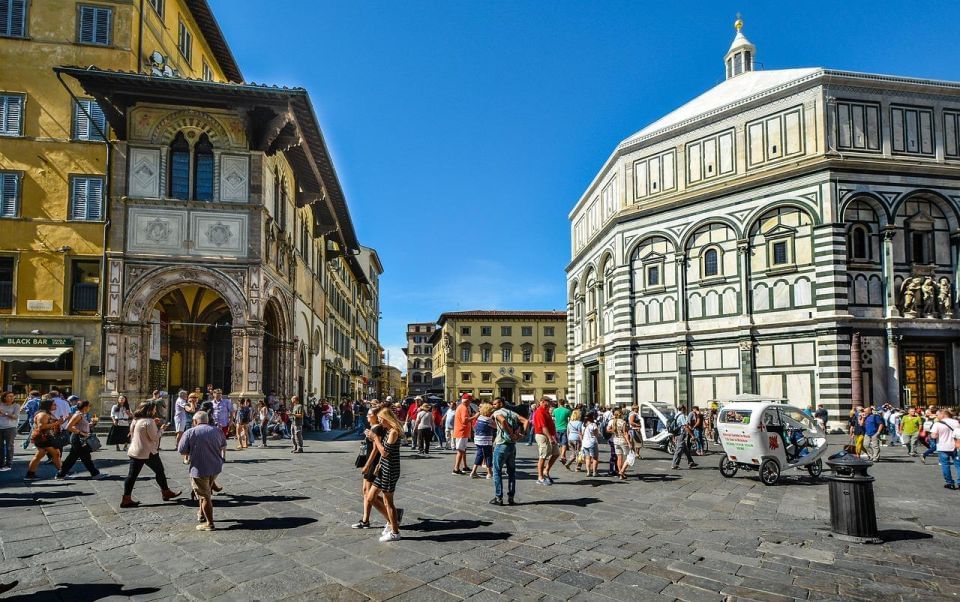 View of Duomo Square with the Baptistery 