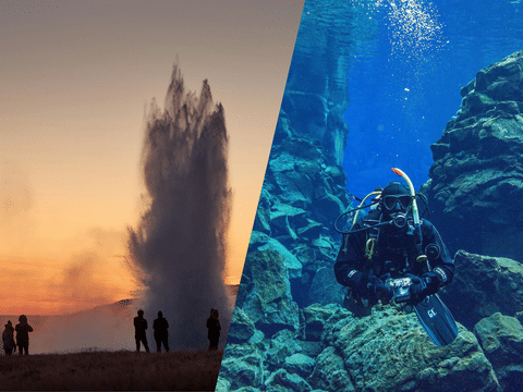 Golden Circle Private Tour with Silfra Snorkeling from Reykjavik