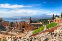 From Cefalù : Etna & Taormina - full day 1