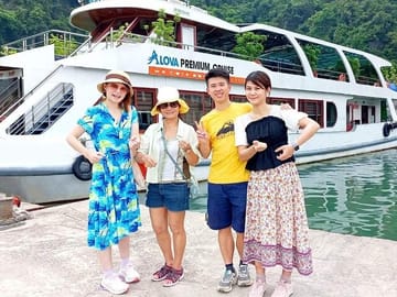 Alova Cruise Premium Day Tour Visit Highlights of Halong Bay